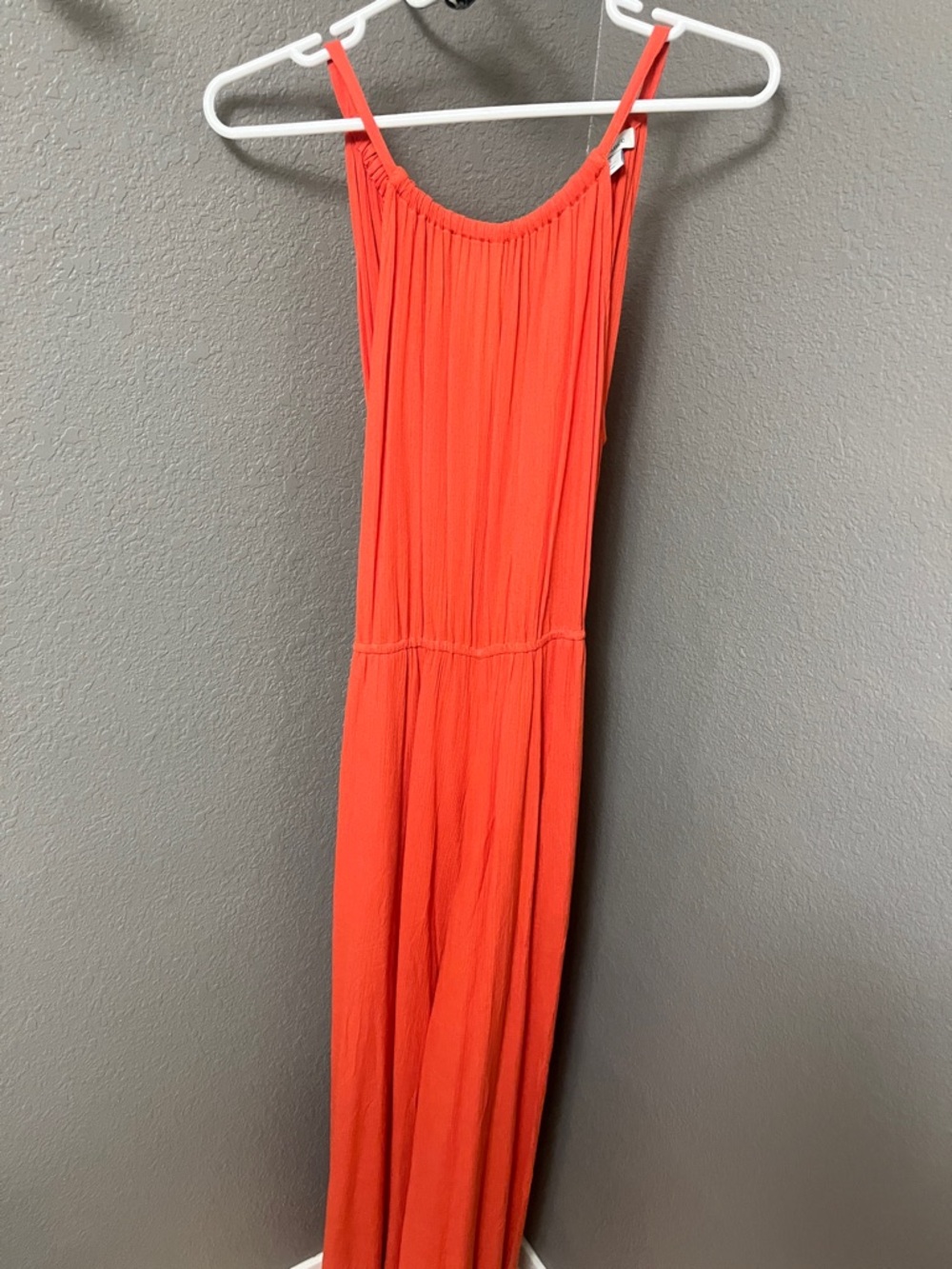 Sundance Orange Sleeveless Jumpsuit